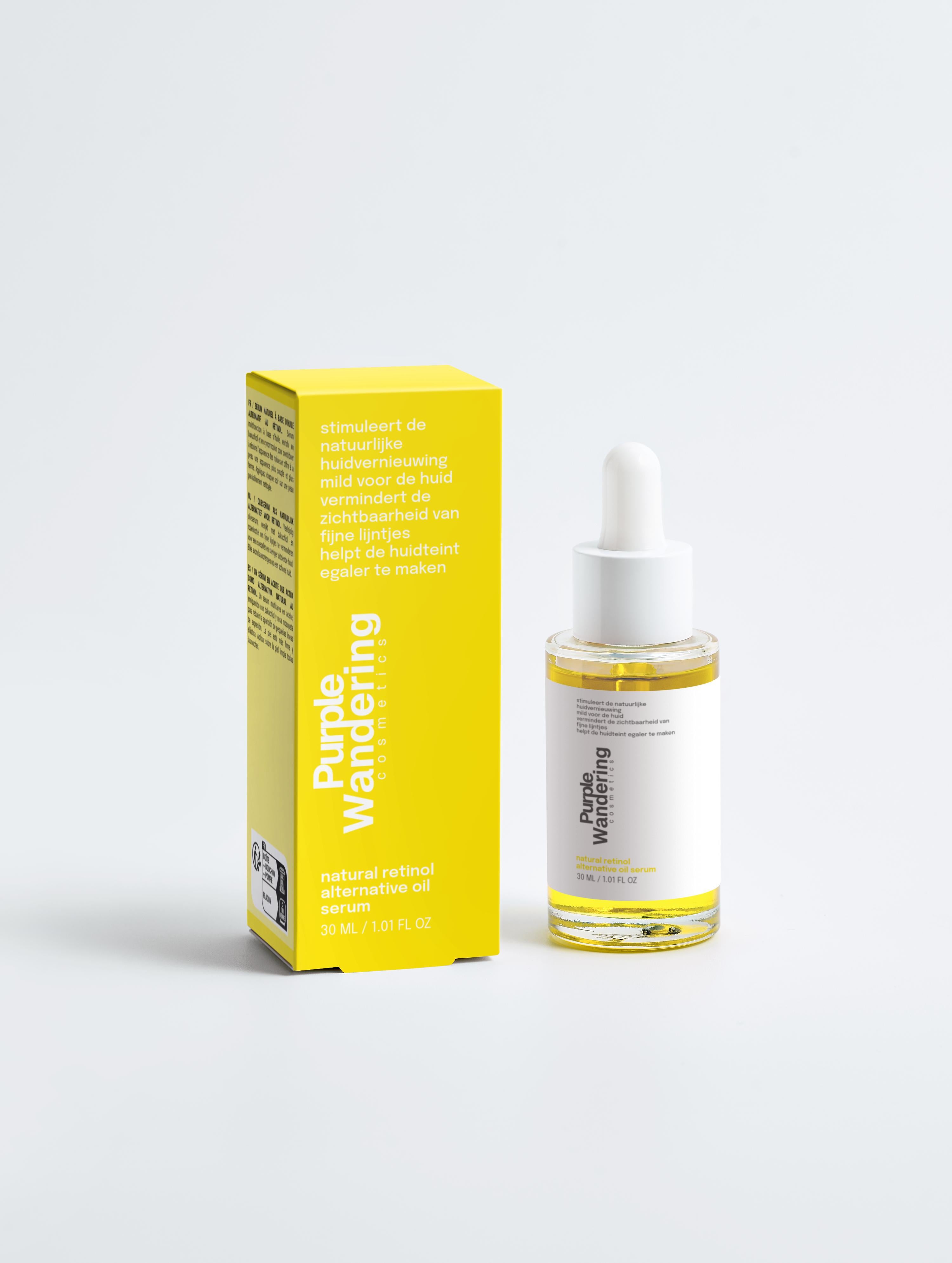 natural retinol alternative oil serum