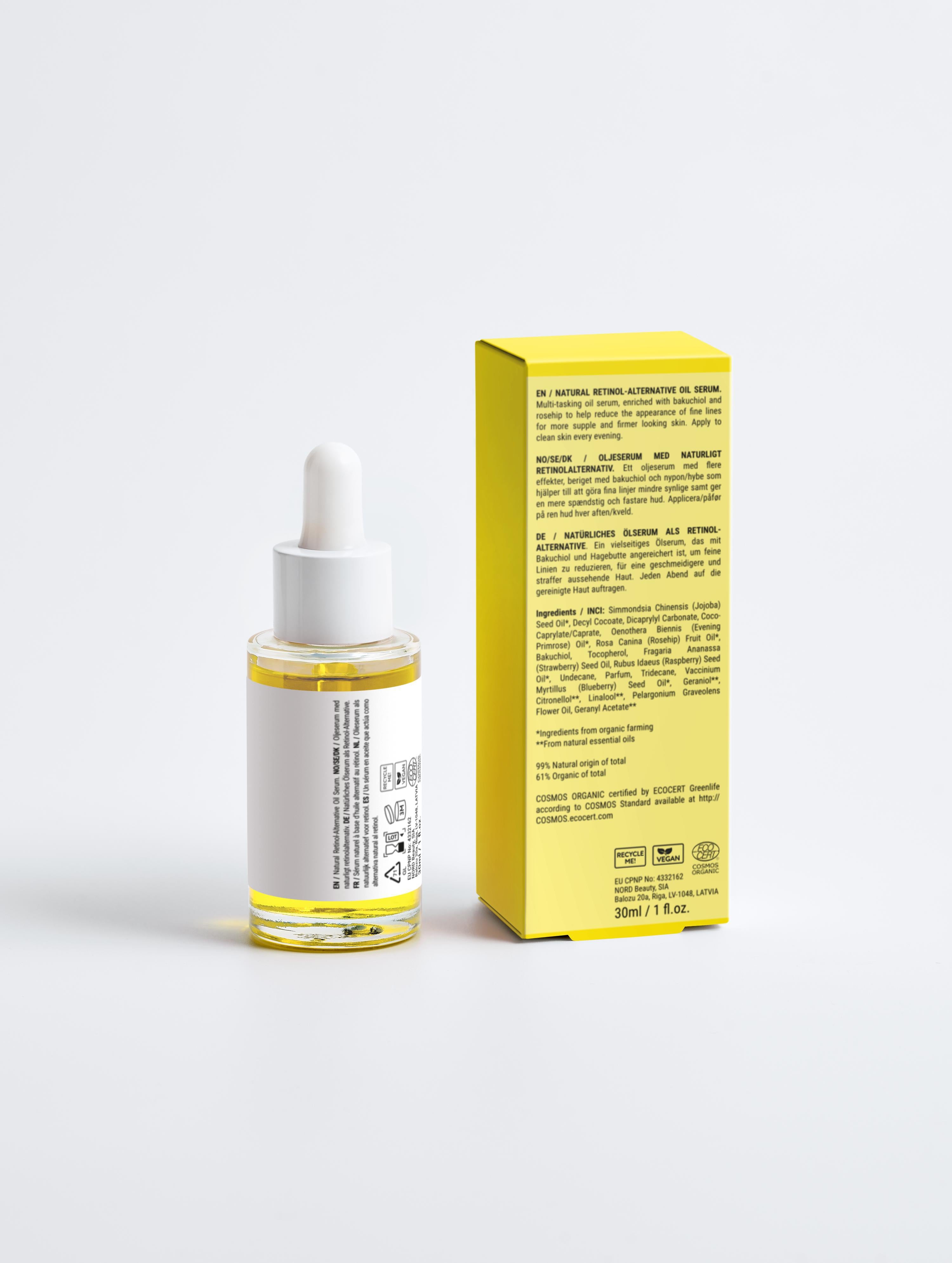 natural retinol alternative oil serum